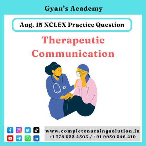 Aug.15 NCLEX Daily Practice Questions