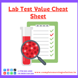 High Yield Lab Values 10 Question for NCLEX