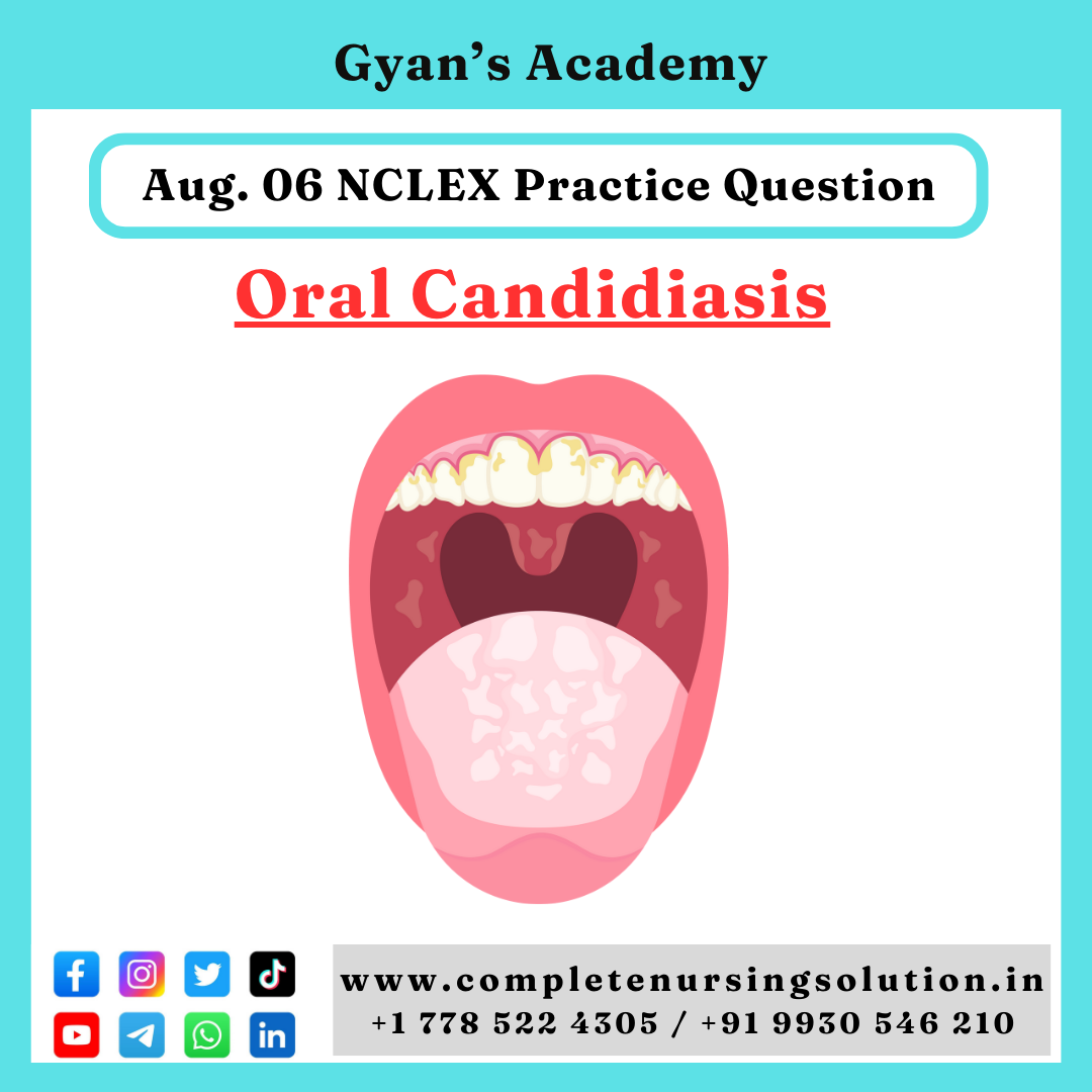 6 Aug. - NCLEX Practice Questions