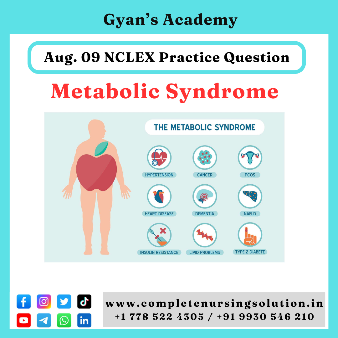 9 Aug.- NCLEX Practice Questions