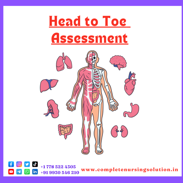 Head to Toe Assessment